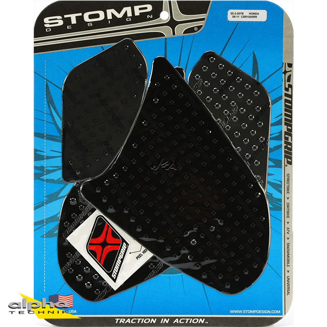 Stompgrip black, Volcano, for Honda CBR1000RR, 2008-2011