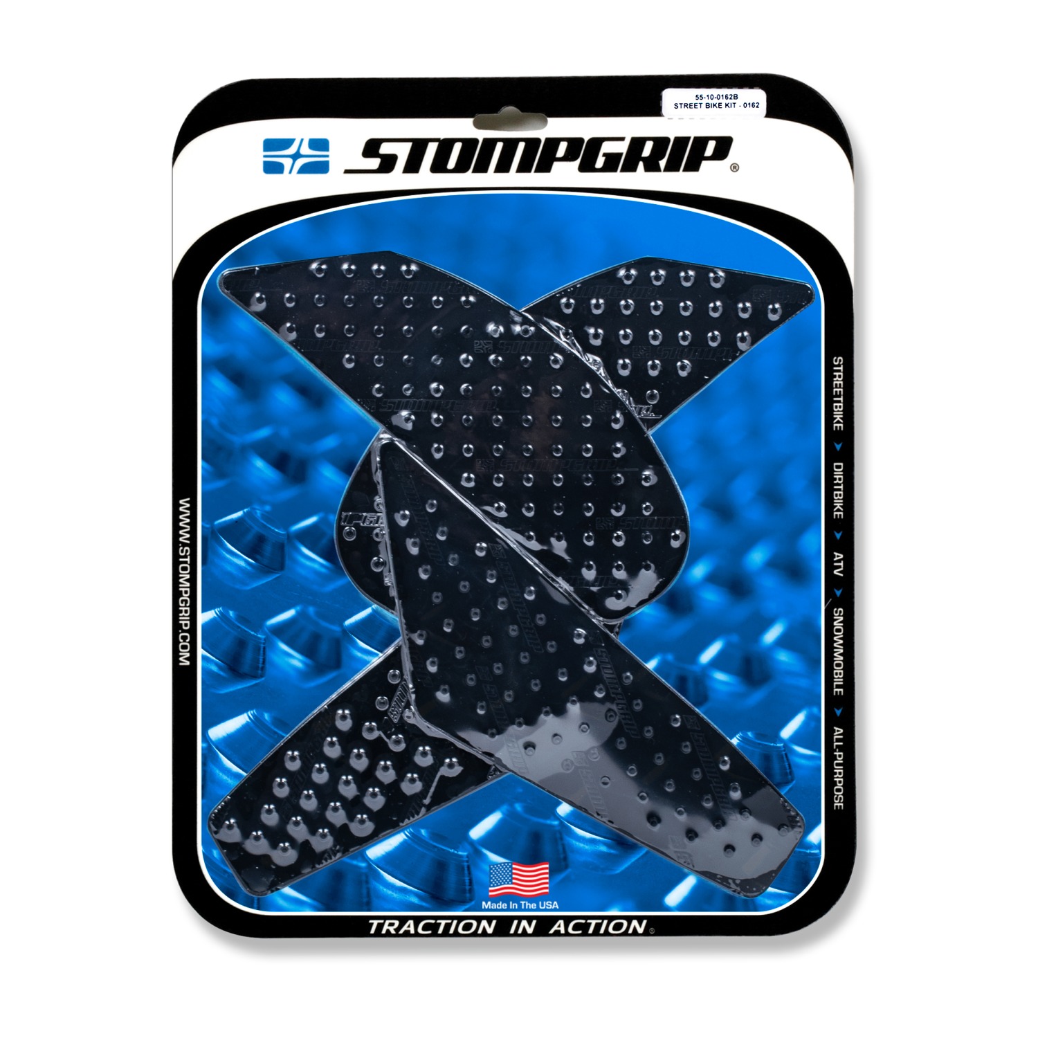 Stompgrip black, Volcano, for Honda NC750X, 2018-2020