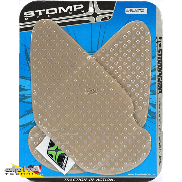 Stompgrip clear, Volcano, for Kawasaki ZX6R(R), 2005-2006