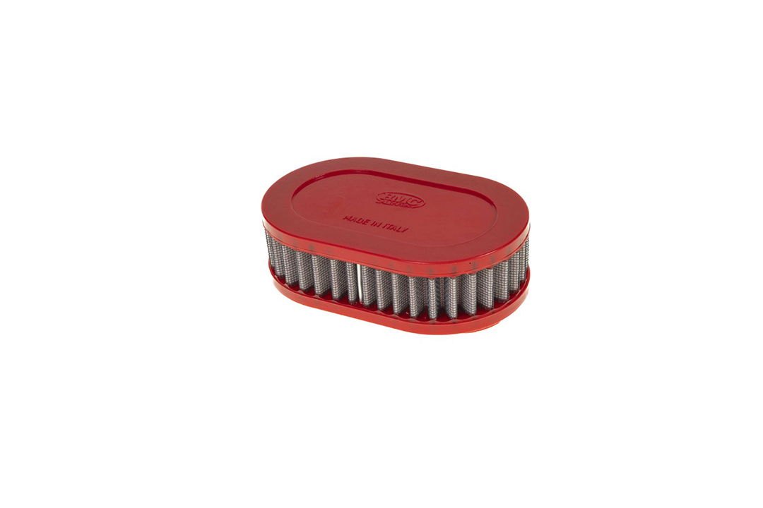BMC Universal Twin Air Filter, 47 mm Diameter, 64mm Intake Spacing, 45 mm Length, Plastic Cap
