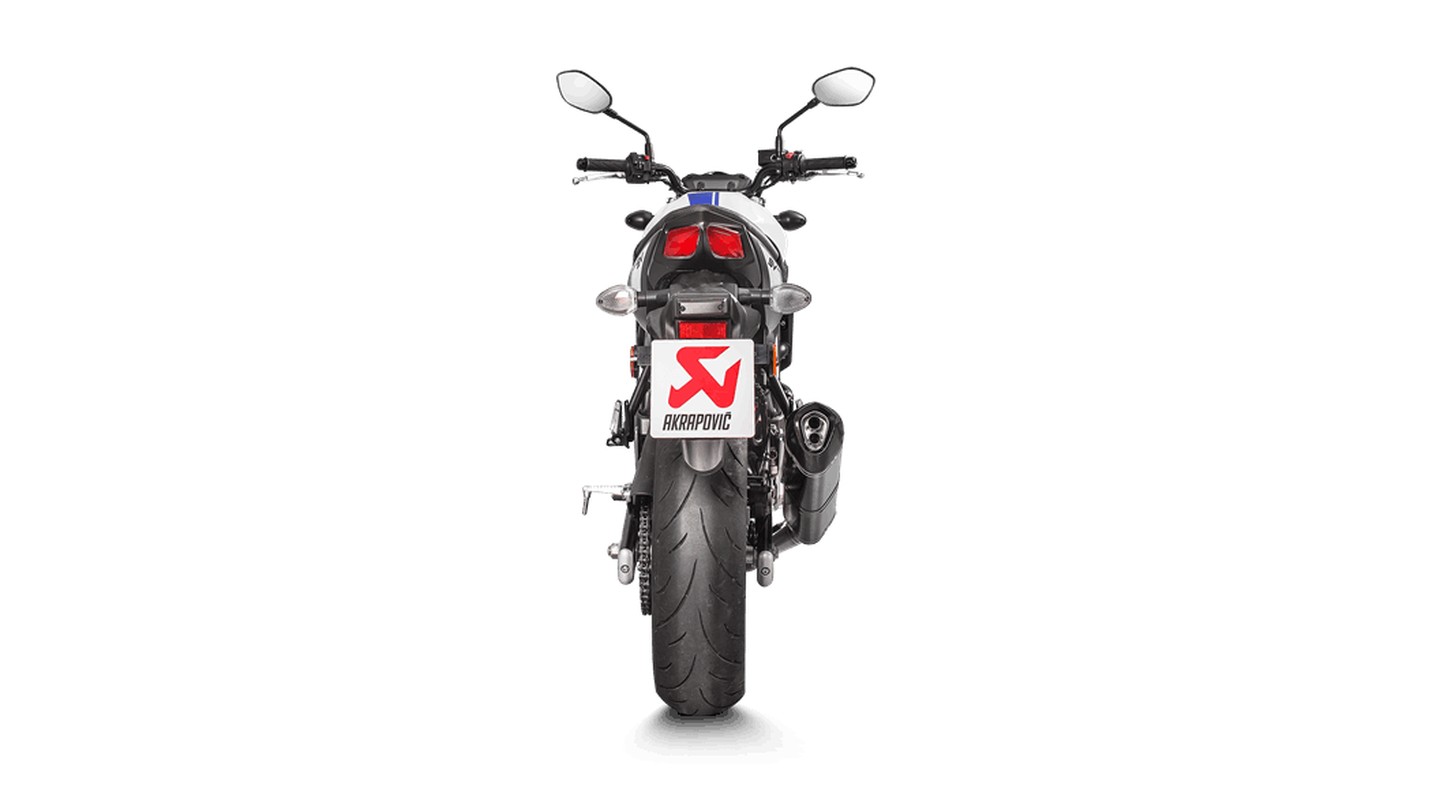 Akrapovic Slip-On Line (Carbon) Exhaust for Suzuki SV 650 Model Year 2016-2021