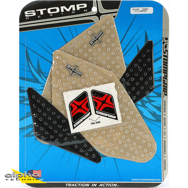 Stompgrip clear, Volcano, for Honda CBR250R, 2011-2013