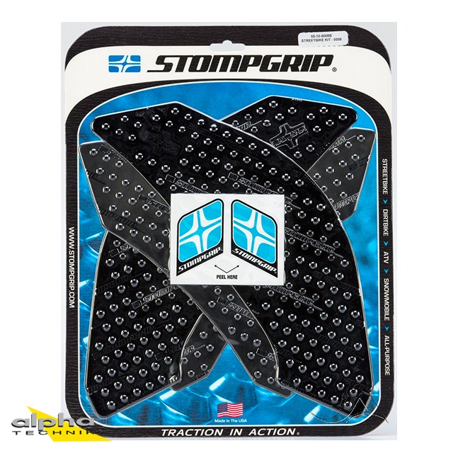 Stompgrip black, Volcano, for Yamaha XJ6 Diversion (F), 2009-2015