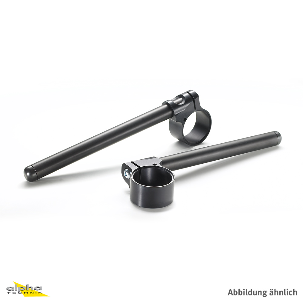 TRW Clip-on Handlebars Aluminium MCL45EC in black, 45 mm
