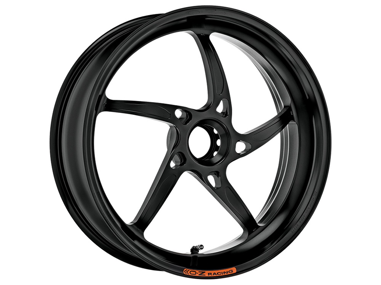 OZ Piega Aluminium rear in matt black for MV Agusta F3 675, F3 800, Brutale 675, Brutale 800, Rivale 800, 2011-2023