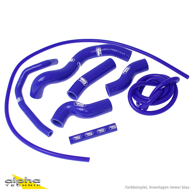 SAMCO SPORT Silicone Hose Kit Blue for Kawasaki Z1000 Model Year 2007-1909