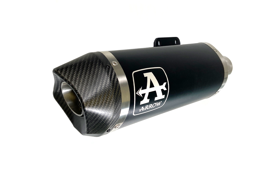 ARROW URBAN Exhaust with Carbon End Cap for Piaggio Vespa Primavera 125 Model Year 2021-