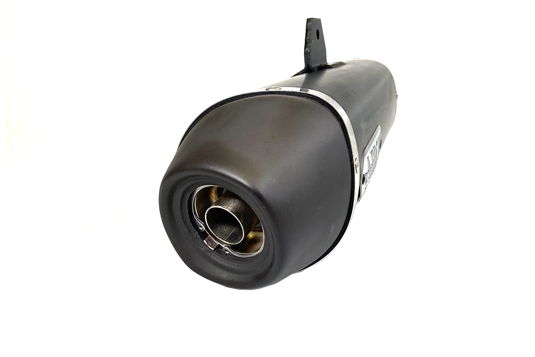 ARROW DARK URBAN Exhaust for Piaggio MP3 500LT 2017-, black aluminium (Only with ARROW manifold)