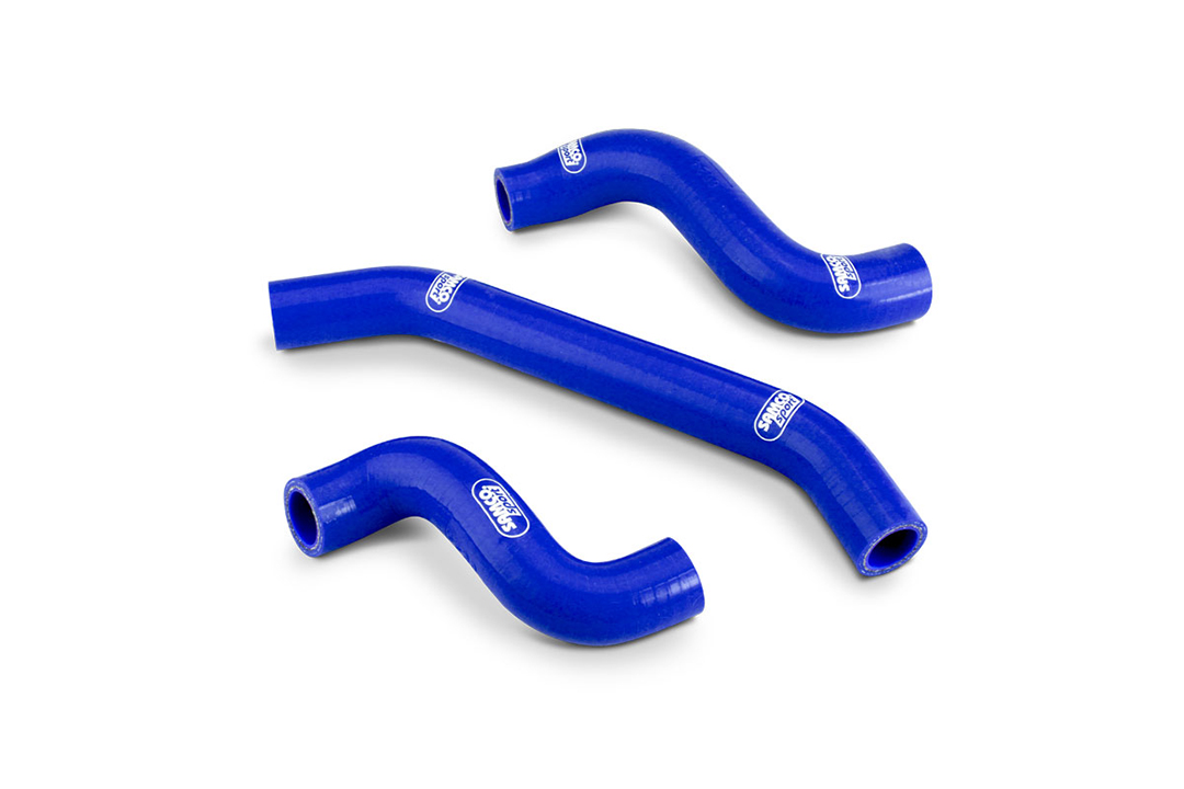 SAMCO SPORT Silicone Hose Kit, 3-piece, blue for KTM and Husqvarna models