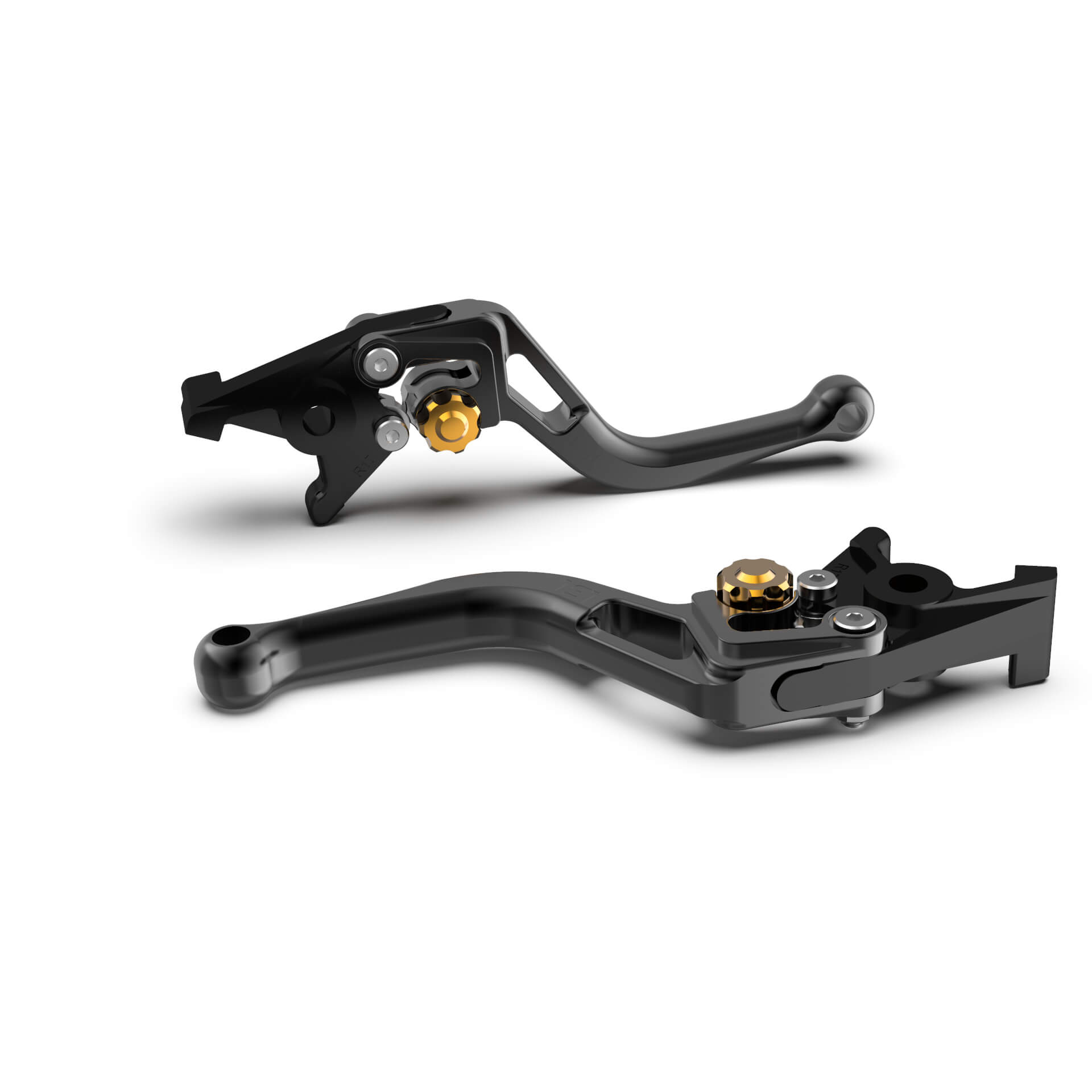 LSL clutch lever BOW L51 short, black/gold