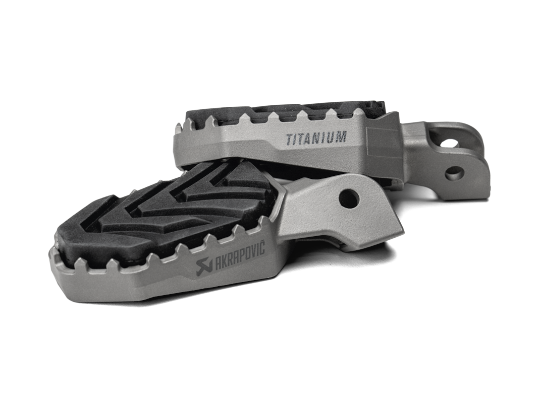 Akrapovic Adventure footrest Titanium for CFMOTO 1000MT-X, 450MT, 700MT, 800MT, 800MT-X