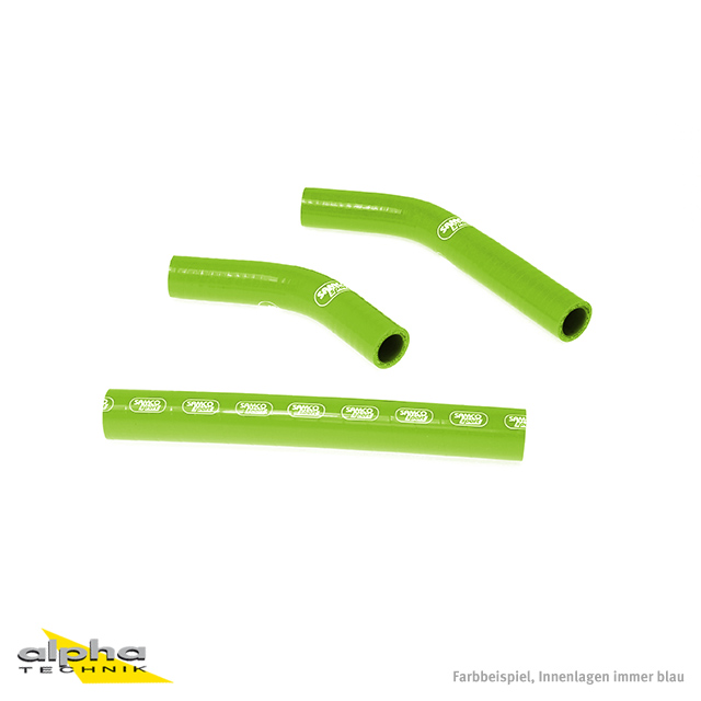 SAMCO SPORT Silicone Hose Kit Green for KTM SX250 XC250 XC300 Model Year 2007-2010