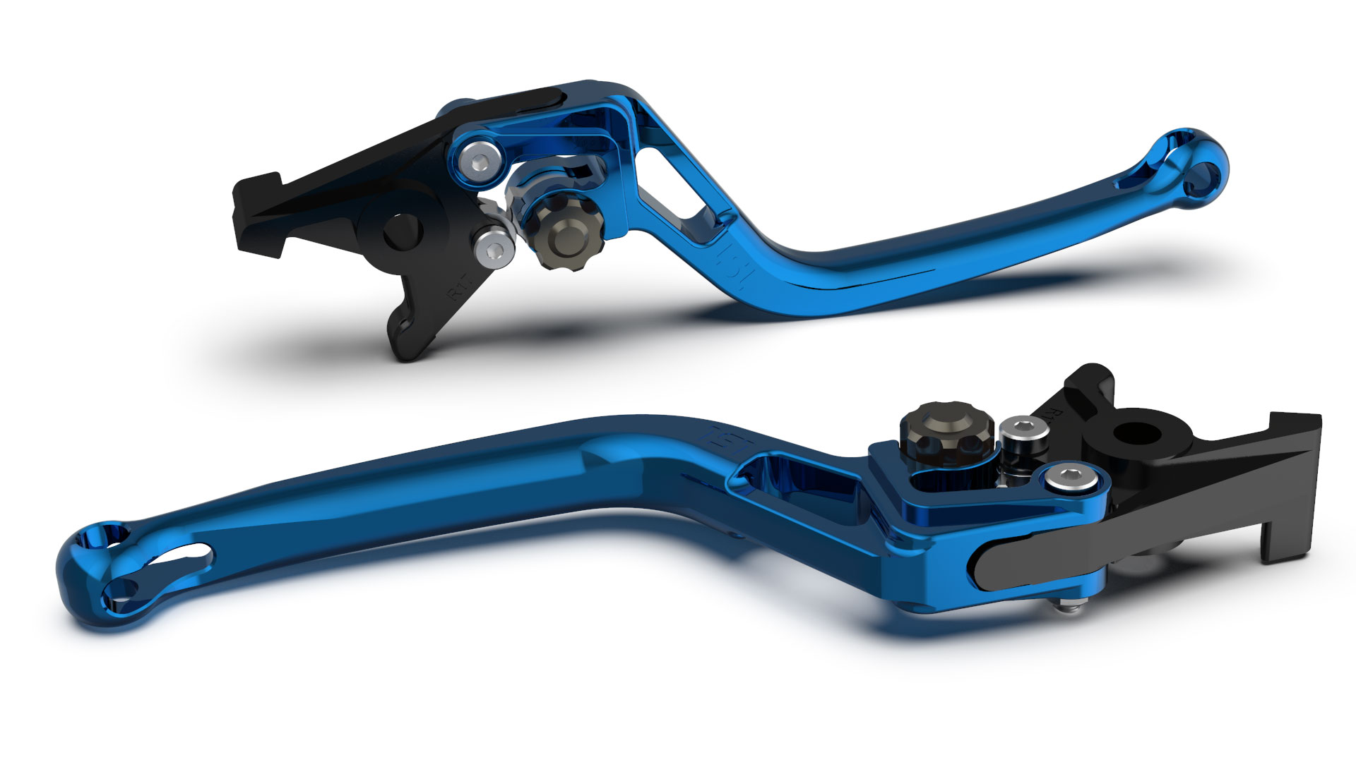LSL clutch lever BOW L83R, blue/anthracite