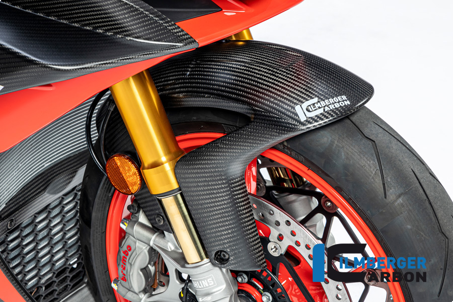 Ilmberger Carbon Rear Mudguard fronte matte for Aprilia RSV4 / Tuono V4 2021-