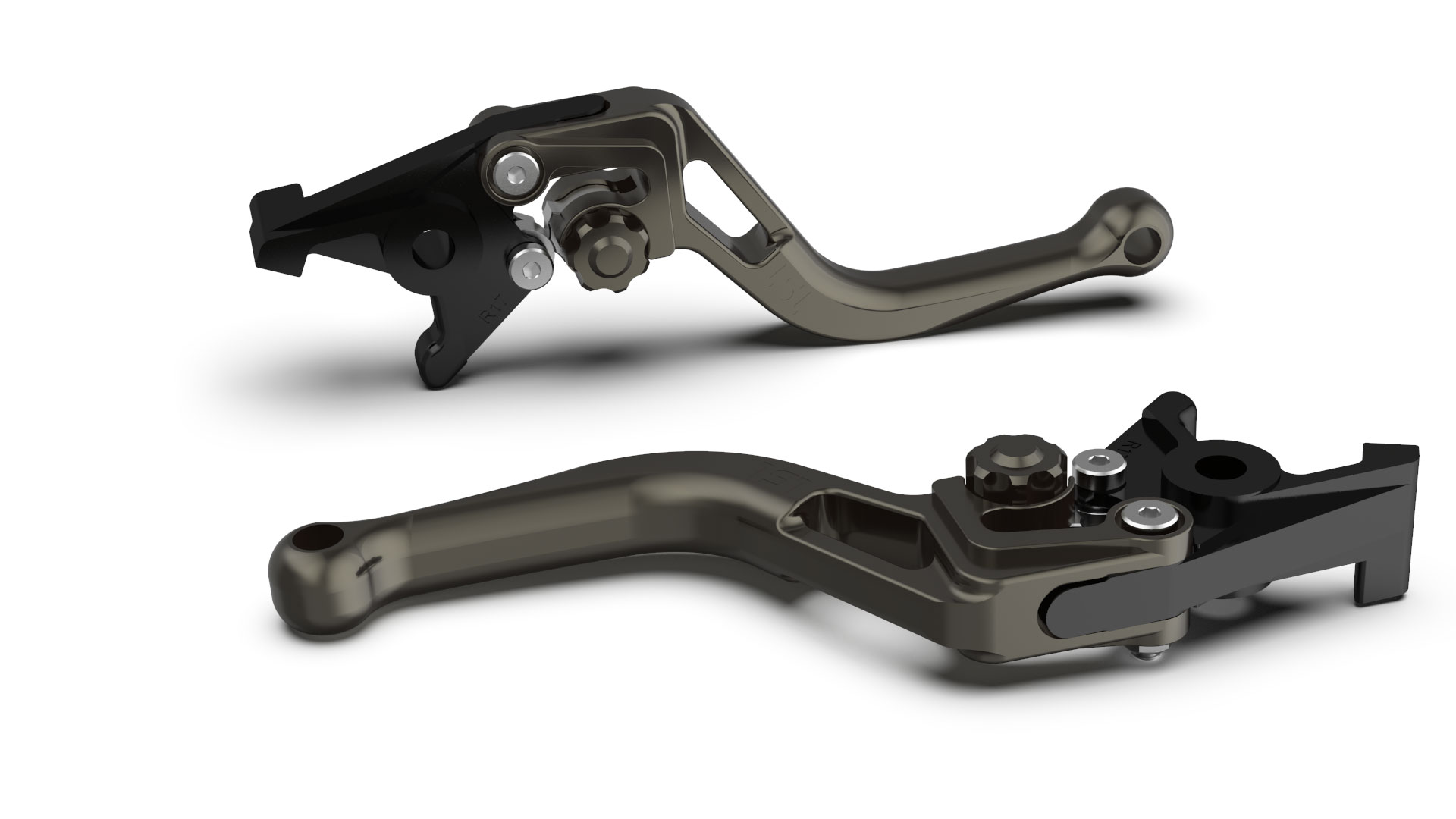 LSL clutch lever BOW L83R, short, anthracite/anthracite