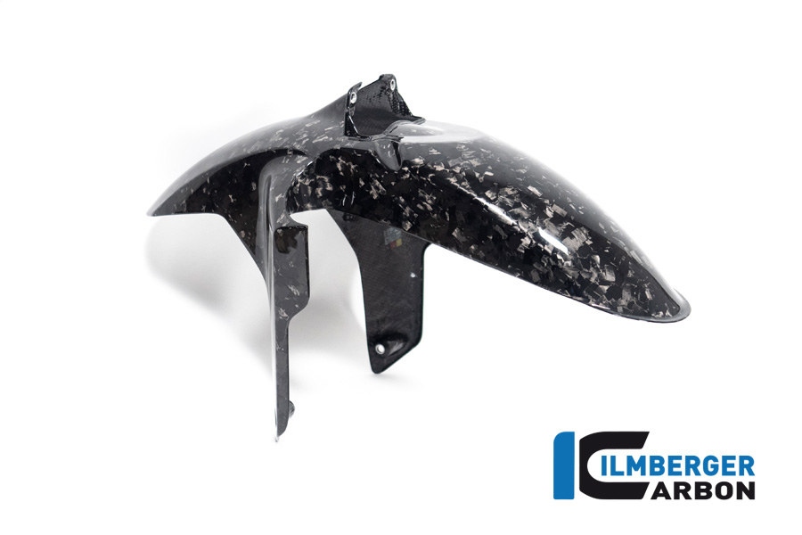 Ilmberger Carbon Front Mudguard fronte, Black Diamond Carbon, glossy, BMW R1300GS 2023-