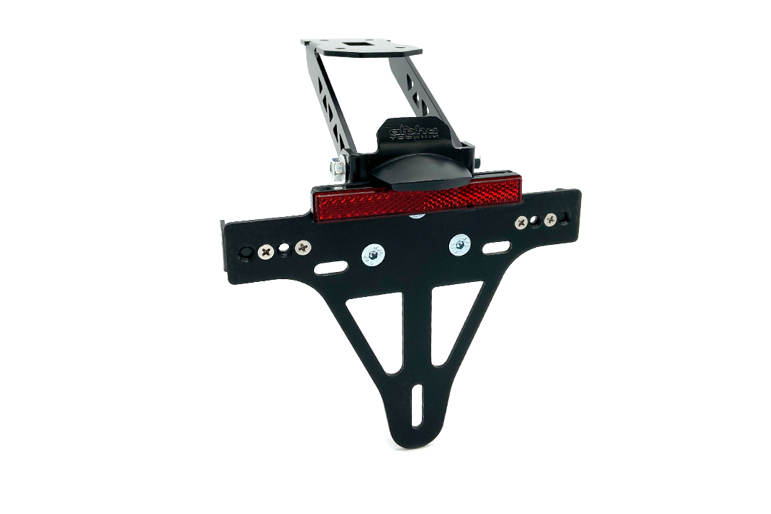 alpha Technik Number Plate Holder for Kawasaki Versys 650, Type LE650E / LE650H / LE650J, from model year 2015-