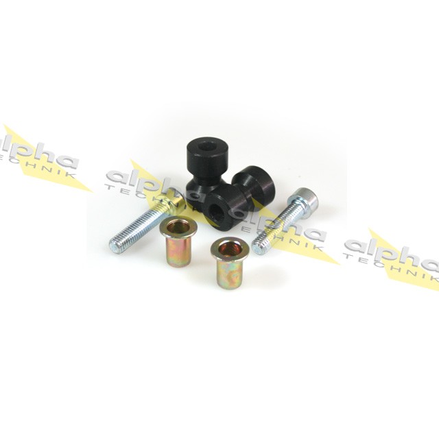 FG Aluminium-mounting bushing set M8 with threaded insert