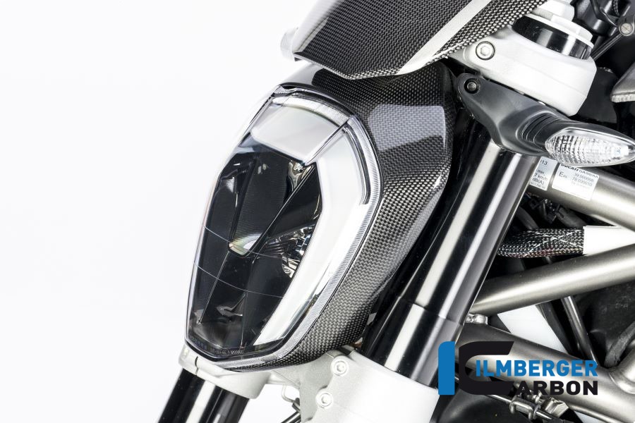 Ilmberger Carbon head light Headlamp Fairing, Gloss finish