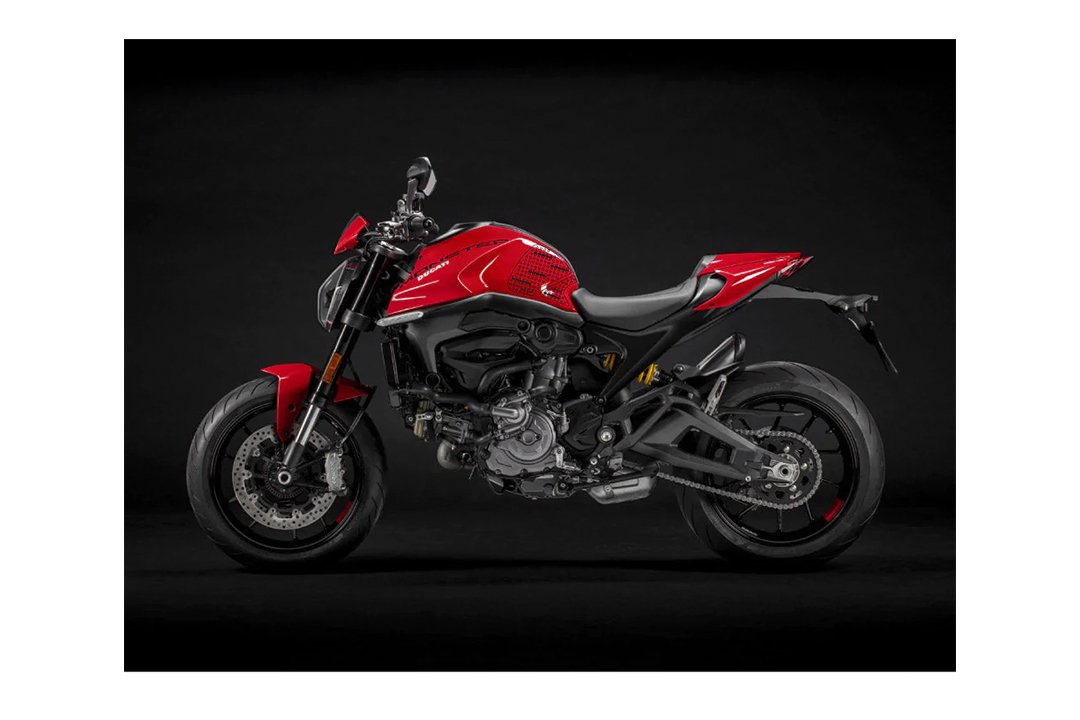 Stompgrip fuel tank Pad clear, Icon, Streetbike fuel tank Kit - fuel tank sides, for Ducati Monster 937 (+), 2021-2022