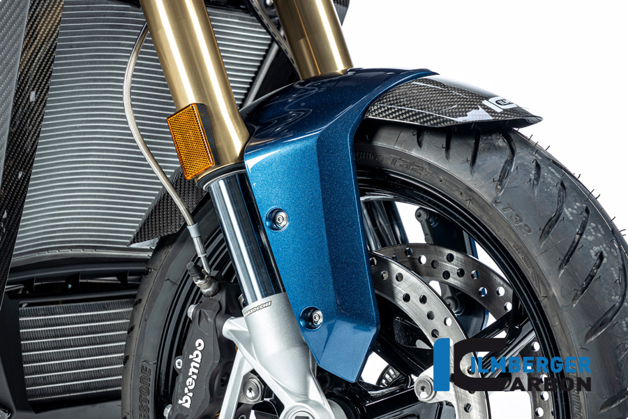 Ilmberger Carbon Mudguard fronte for painted original mudguard, glossy, BMW S1000XR 2020- M1000XR 2024-
