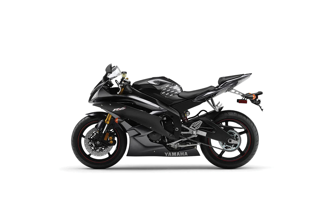 Stompgrip Traction Pads black for Yamaha, YZF-R6, 2006-2007
