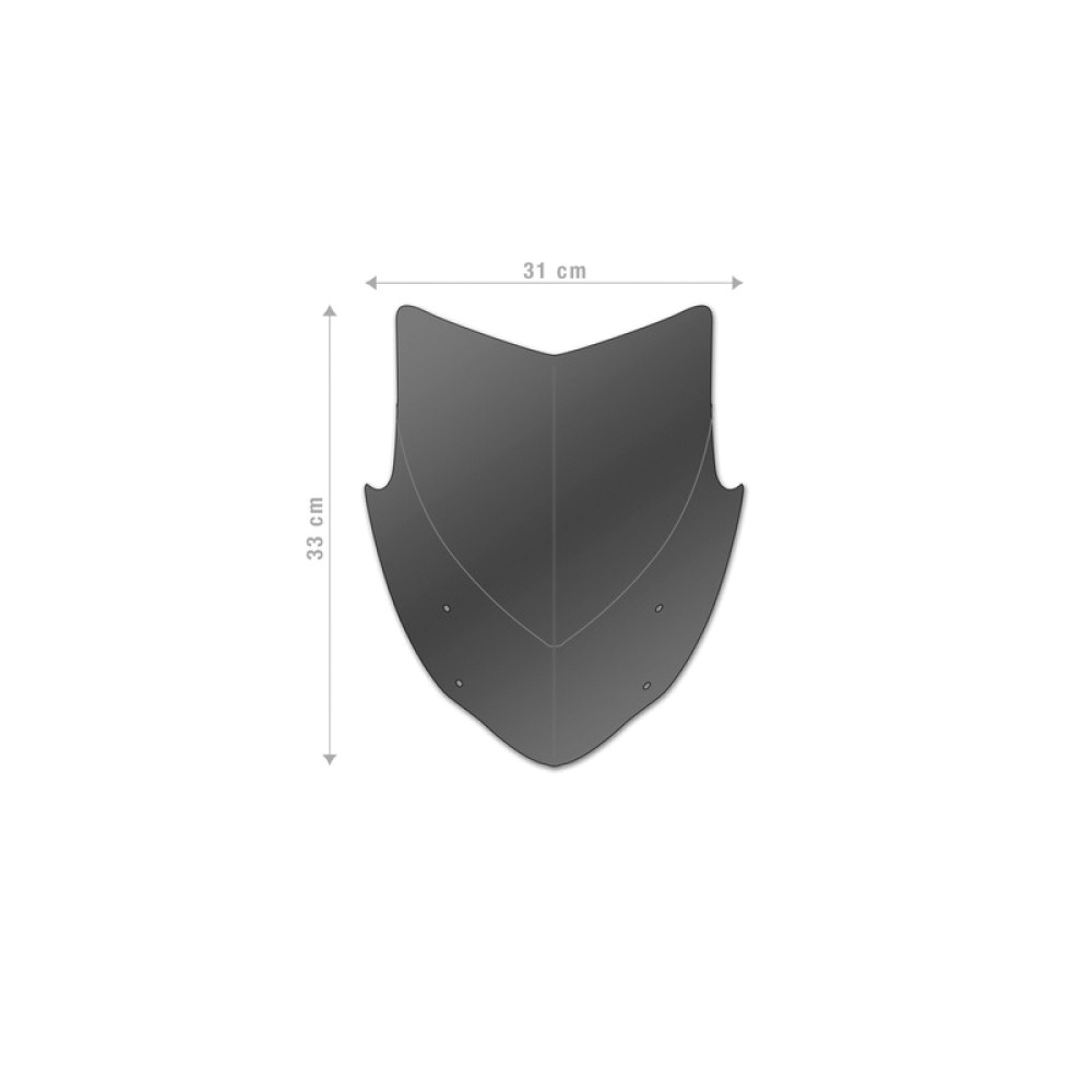 Barracuda Aerosport Plexiglas Windscreen for Ducati Streetfighter V4 from 2020