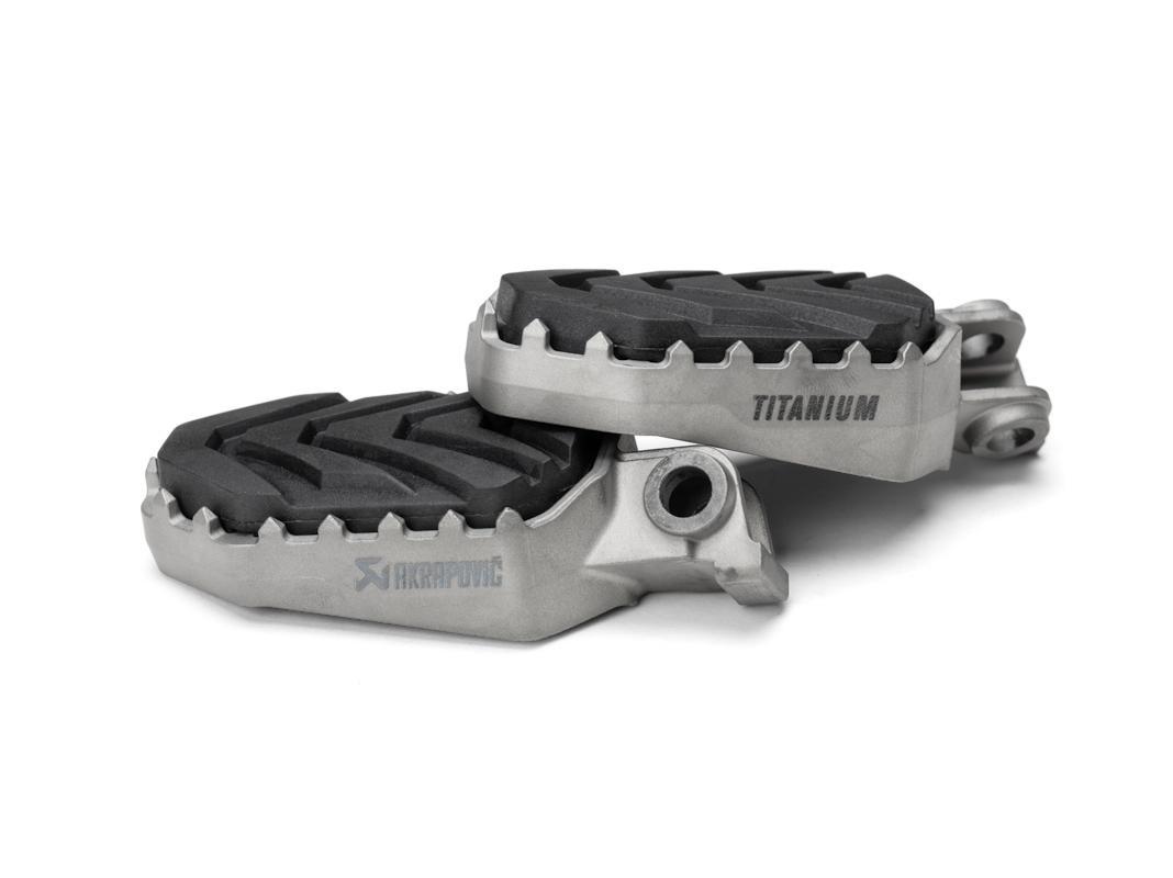 Akrapovic Adventure footrest Titanium for KTM, Husqvarna and GasGas Models