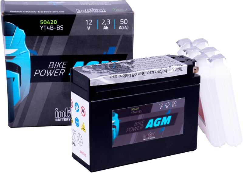 Intact AGM Battery YT4B-BS