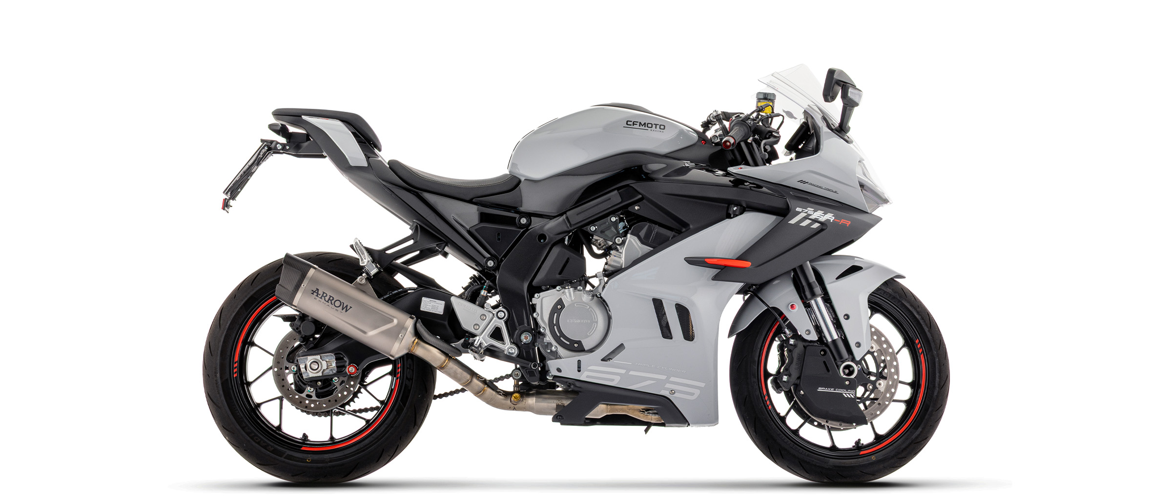 ARROW INDY RACE Full Exhaust System for CF Moto 675 SR-R Model Year 2025-