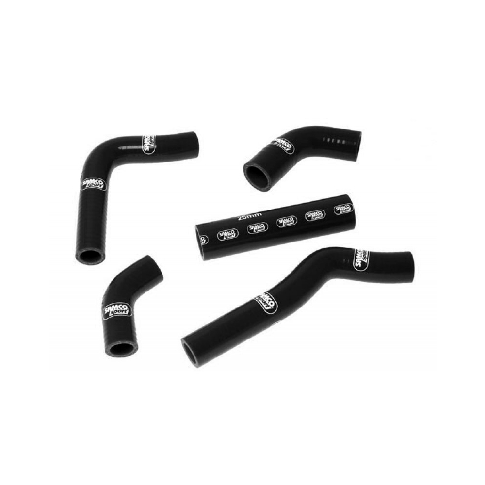 SAMCO SPORT Black Silicone Hose Kit for Yamaha RD500LC Model Year 1984-1987