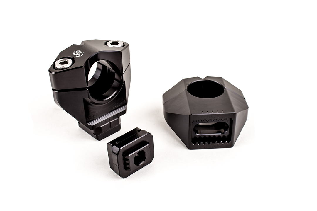 GILLES 2DGT adjustable handlebar clamps black