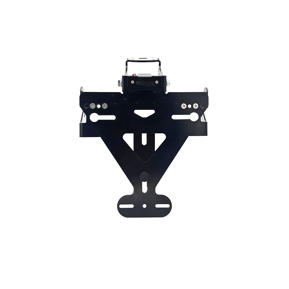 alpha Technik Number Plate Holder for Kawasaki ZX-6R; Type ZX636G; Model Year 2019-