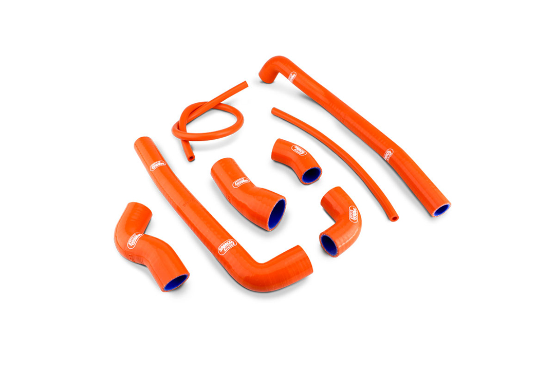SAMCO SPORT Silicone Hose Kit OEM Design orange for KTM 1290 Super Adventure R S Model Year 2021-2024