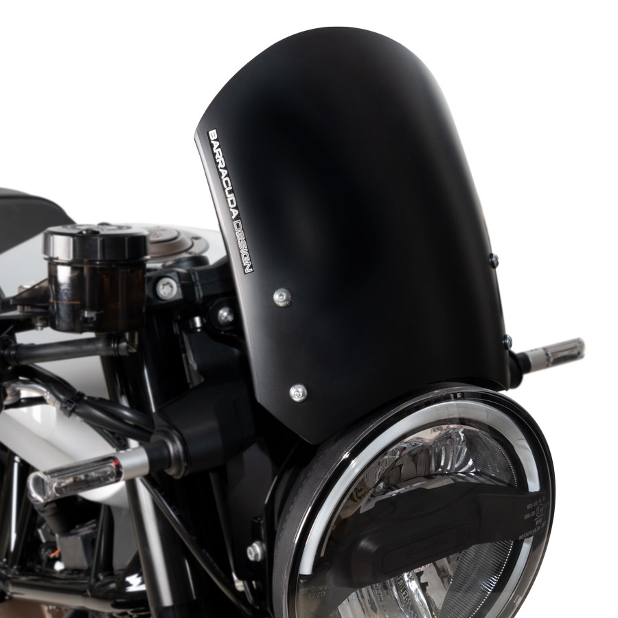 Barracuda Aerosport Aluminium Windscreen, Black, for Husqvarna Vitpilen 701