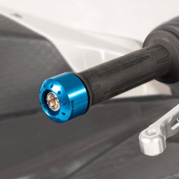 Barracuda handlebar Bar End Weights for BMW, Blue