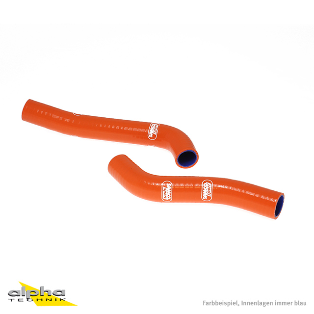 SAMCO SPORT Silicone Hose Kit orange for KTM 690 SMC R 690 Enduro R Model Year 2008-2013
