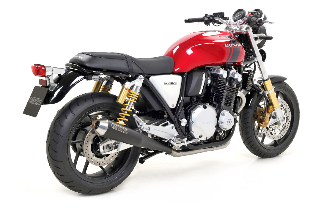 ARROW Exhaust DARK PRO-RACE for Honda CB1100 2017-, black stainless steel