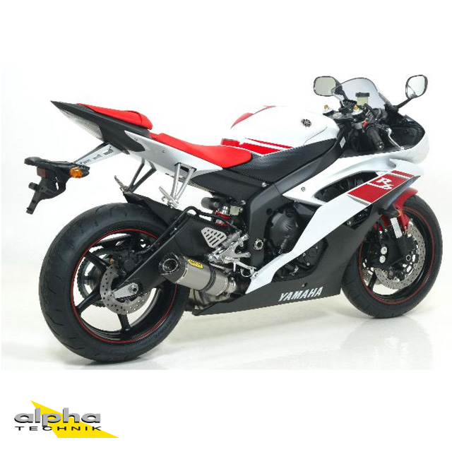ARROW THUNDER Exhaust for YZF-R6 RJ11/RJ15 2006-2016, Titanium (For ARROW Header)