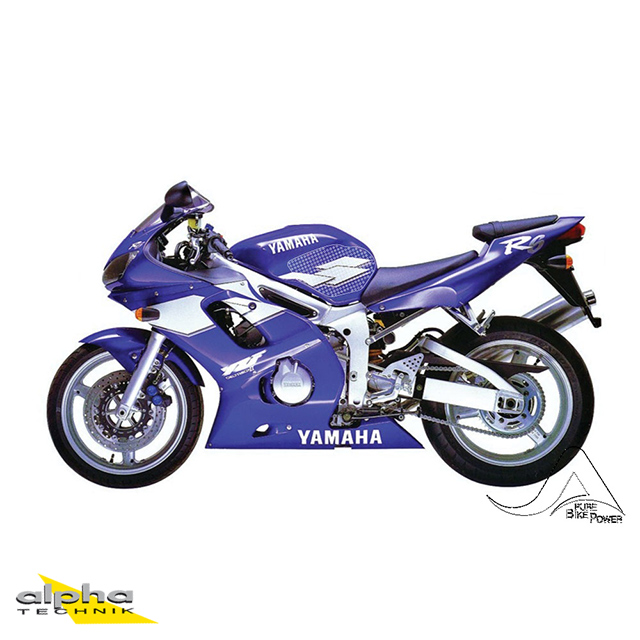 Stompgrip black, Volcano, for Yamaha YZF-R6, 1999-2002