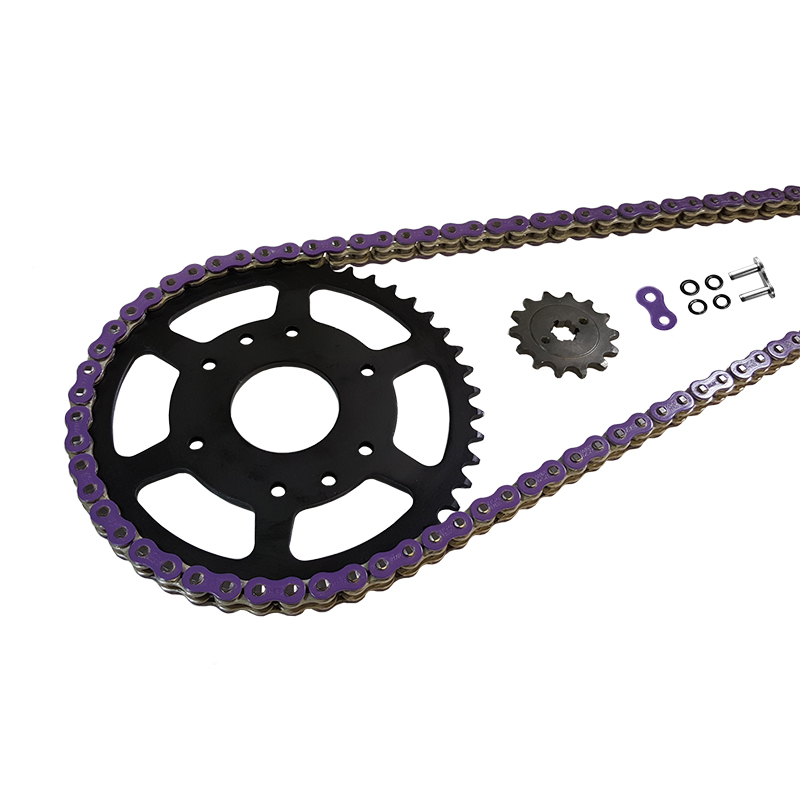 EK-Chain Kit 525 MVXZ-2 violet for Yamaha MT10, Type RN78, Model Year 2022-