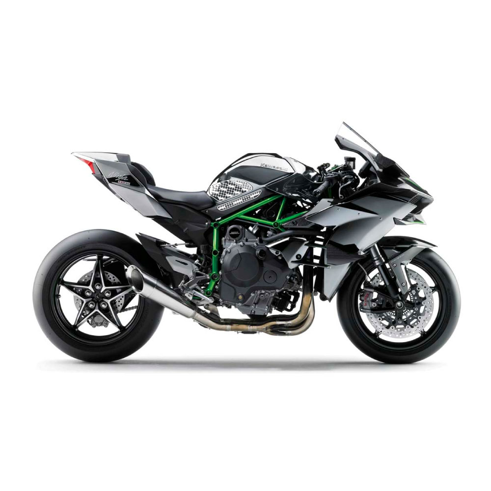Stompgrip hybrid, Volcano, for Kawasaki, Ninja 650, Z650, 2017-2025, Z400, 2019-2025