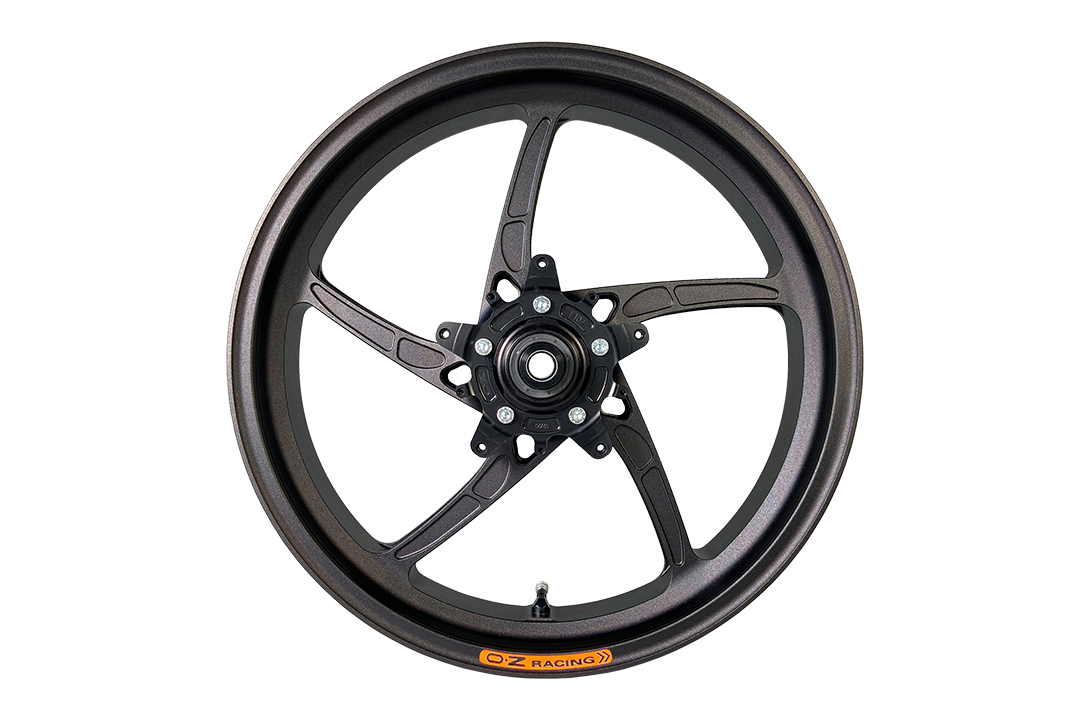 OZ Piega 17" Forged Aluminium Wheels Conversion Kit for Yamaha Tenere 700 from 2019 onwards matt black