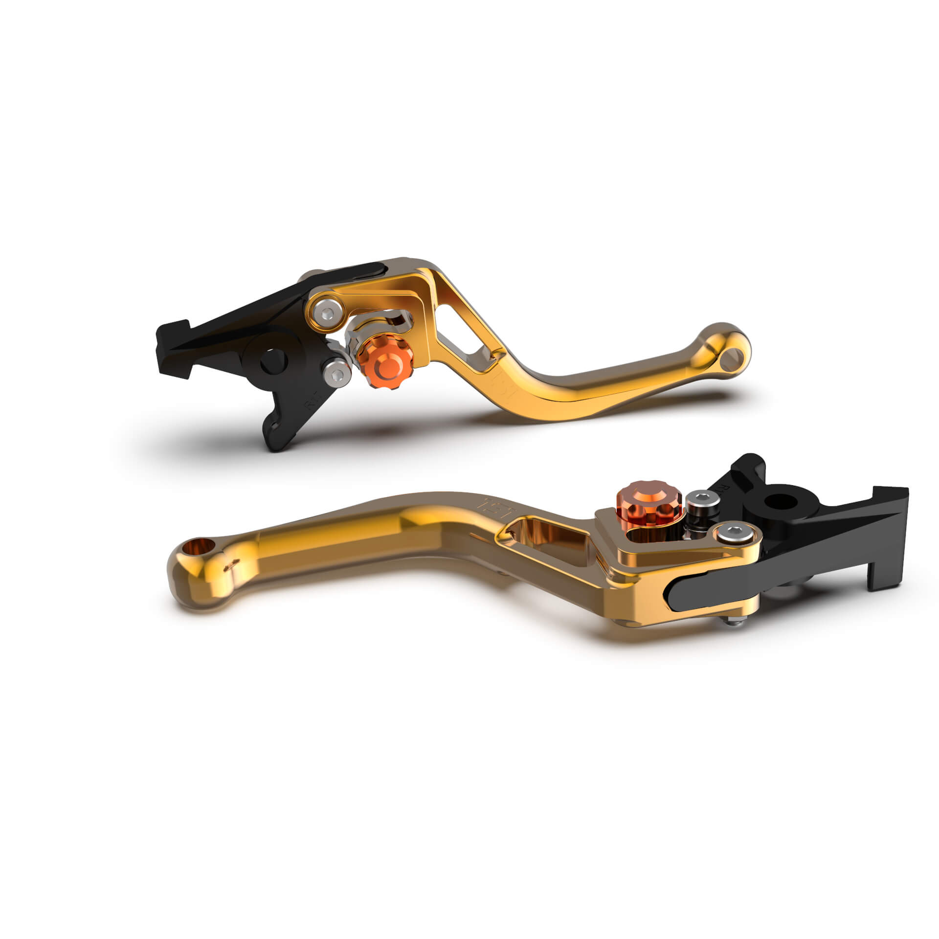 LSL clutch lever BOW L53, short, gold/orange