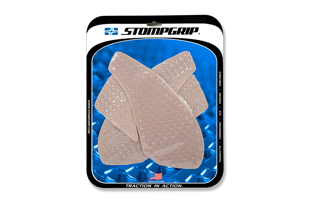 Stompgrip clear, Volcano, for Kawasaki ZX6R Ninja, 2007-2008