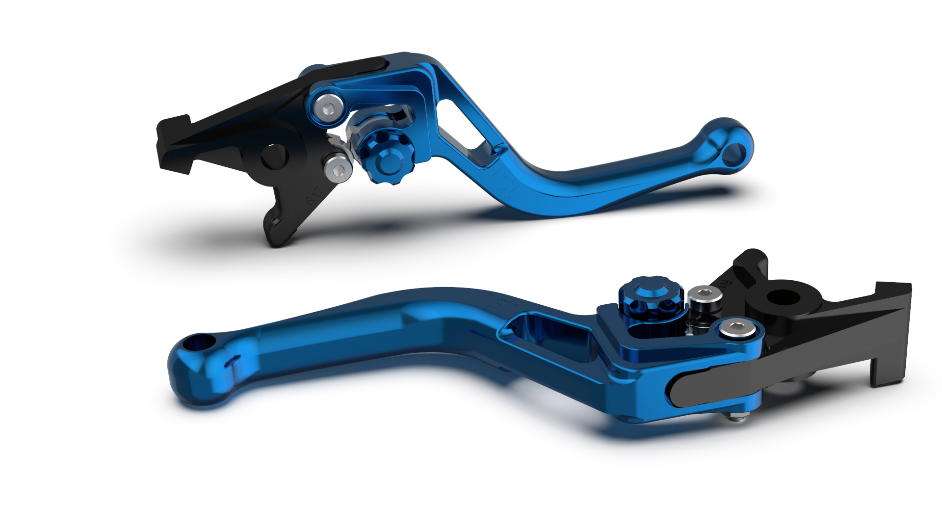 LSL clutch lever BOW L83R, short, blue/blue