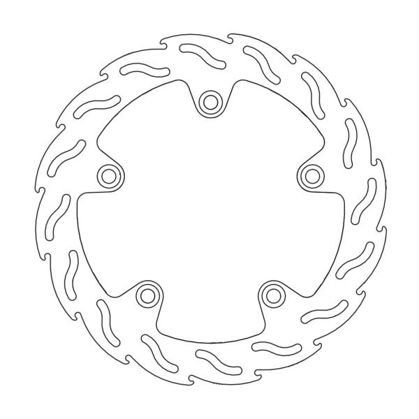 MOTO MASTER brake disc rear for BMW R nineT Model Year 2014-