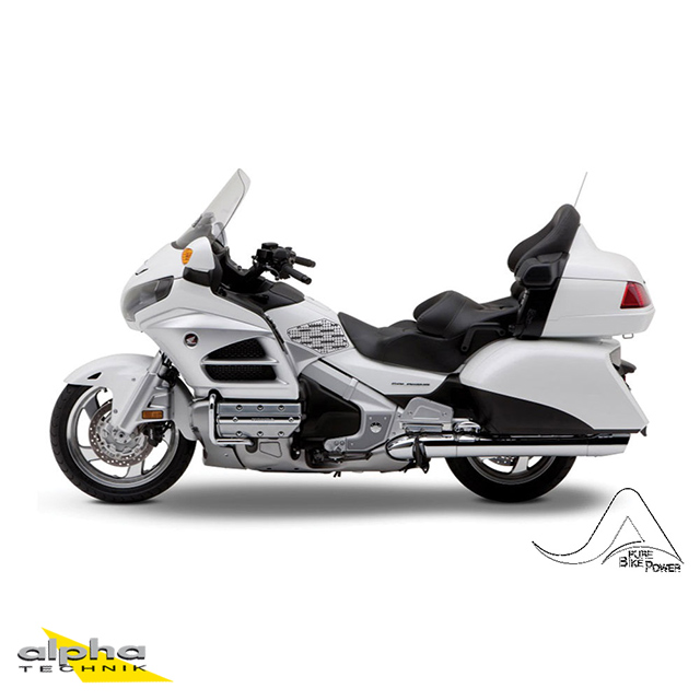 Stompgrip black, Volcano, for Honda GL1800 Gold Wing, 2012-2017, GL1800 Gold Wing F6B, 2013-2016, and Kawasaki Versys-X 300, 2017-2025