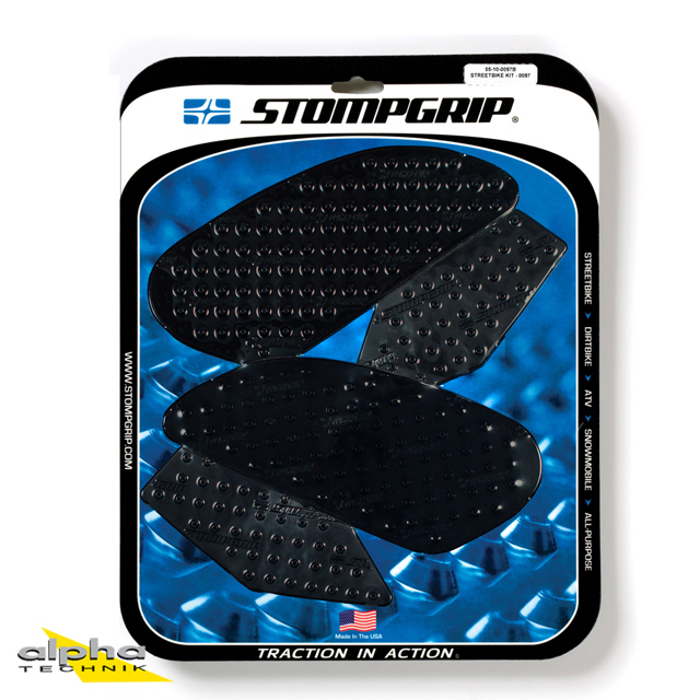 Stompgrip black, Volcano, for Honda VFR800F, 2014-2015
