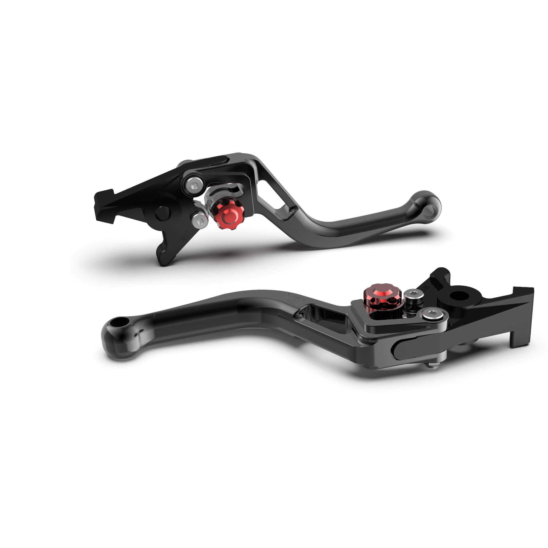LSL clutch lever BOW L53, short, black/red